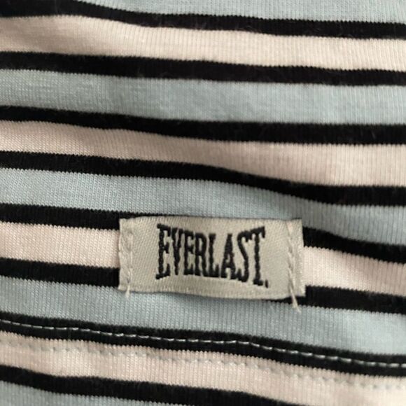 🆕 Everlast CoolMax Moisture Wicking Striped Stretch Sport Tank Women's XL - Picture 4 of 6